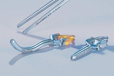 Aesculap Bull Dog clips and applier