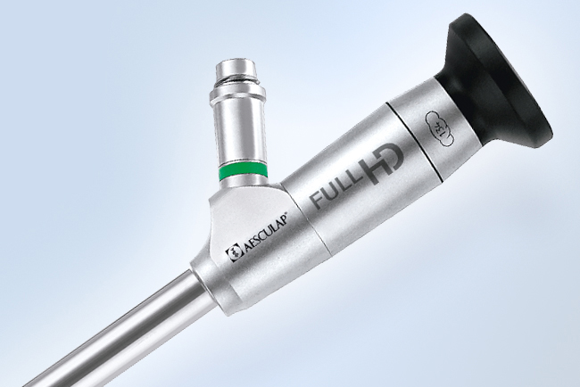 Close-up of Aesculap HD arthroscope