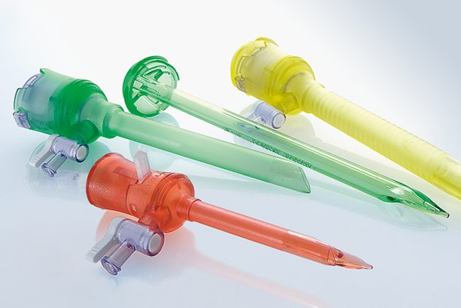 Variety of sterile packaged Single-Use Trocars