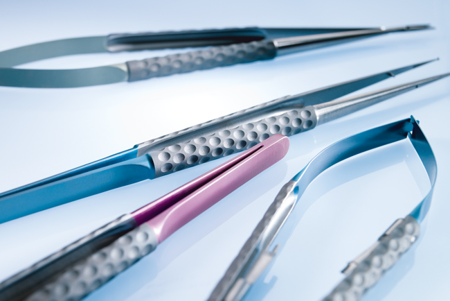Close-up of Titanium Micro Instruments